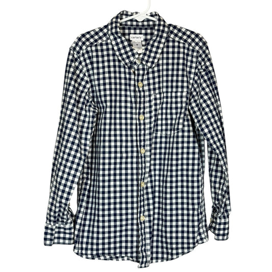 Carter's Long Sleeve Button Up Shirt Boy's Size 8