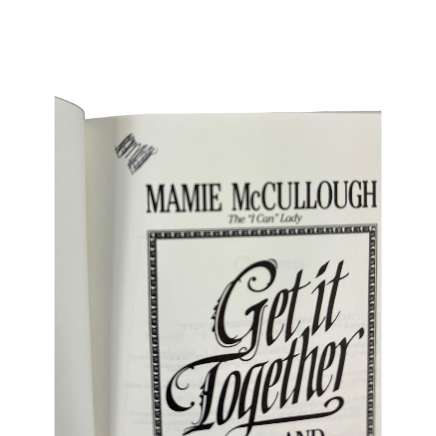 Get it Together and Remember Where You Put it by Mamie McCullough (Hardcover)