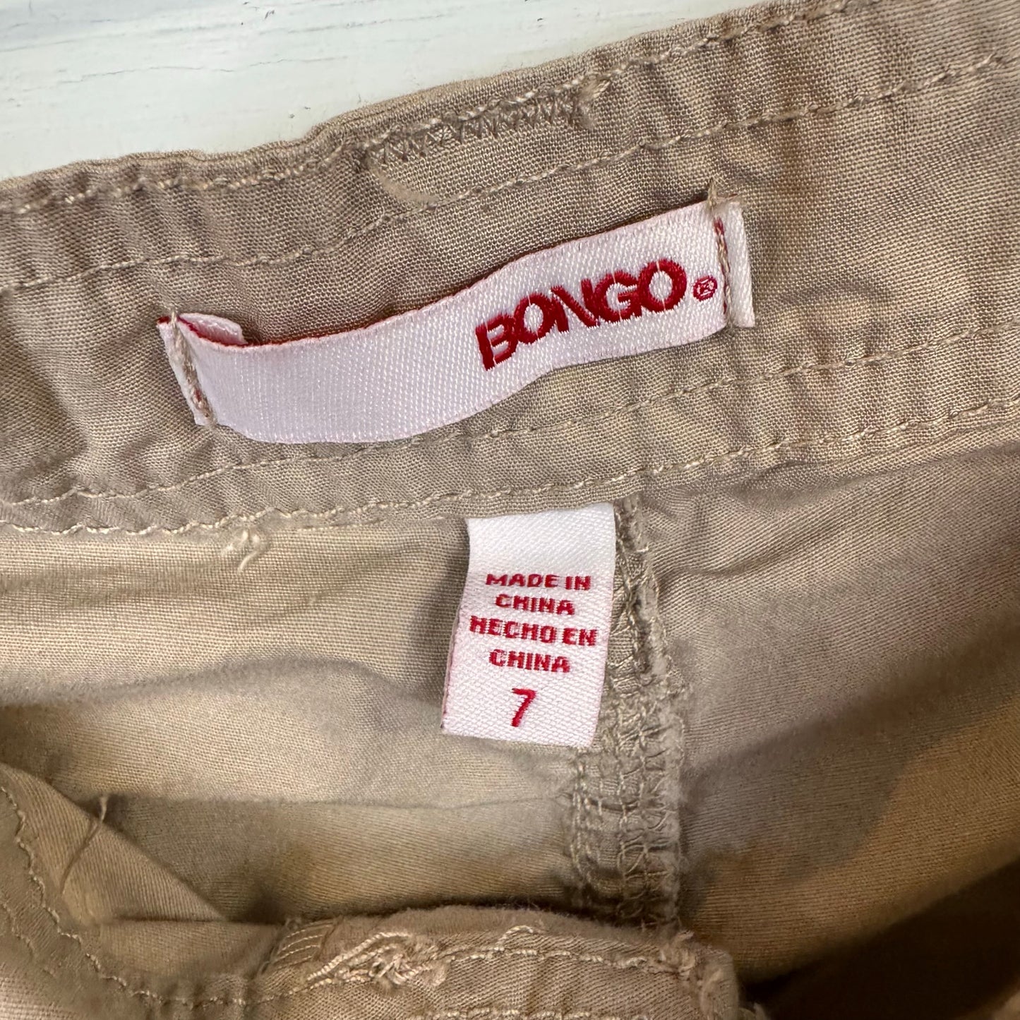 Bongo Beige Shorts Women's Size 7
