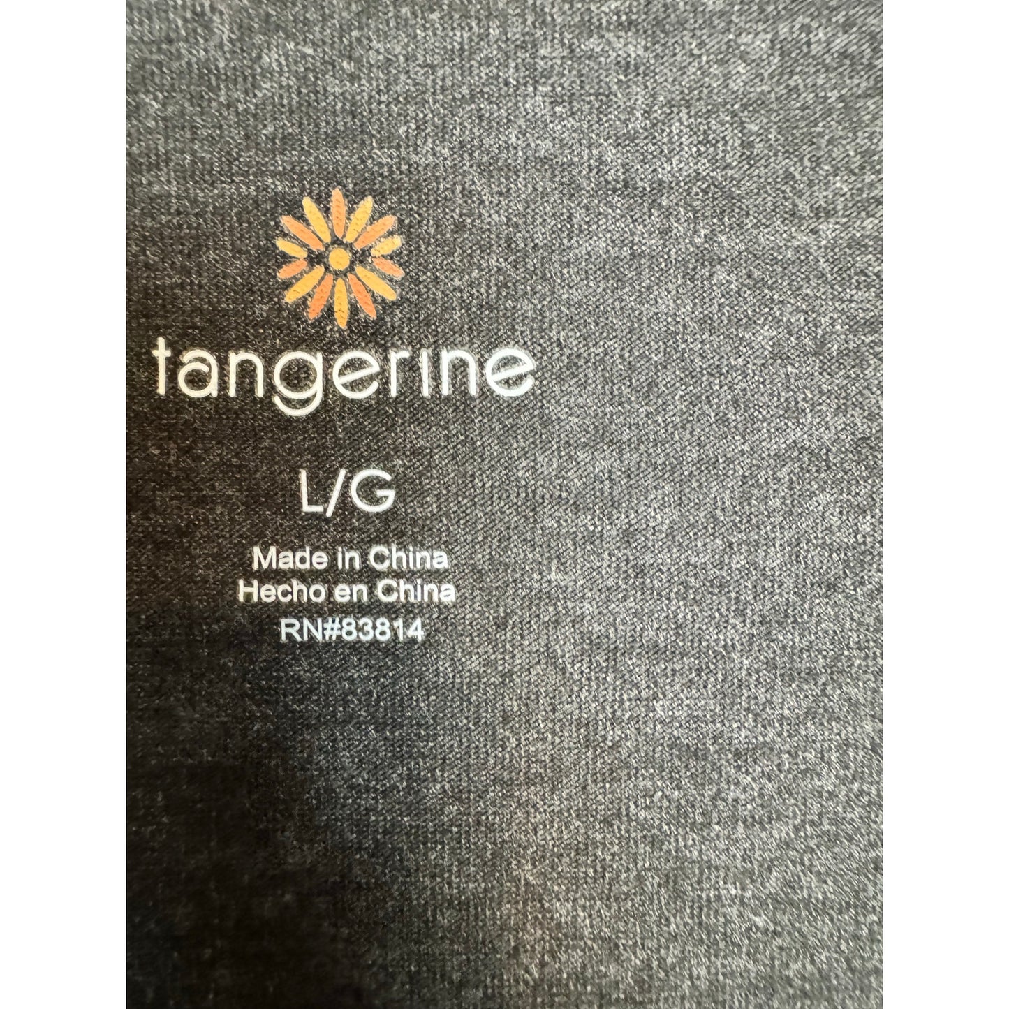 Tangerine Short Sleeve Top Women's Size Large