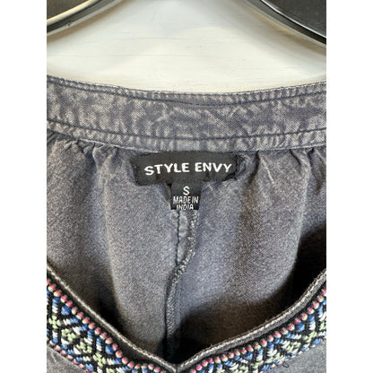 Style Envy 3/4 Sleeve Blouse Women's Size Small