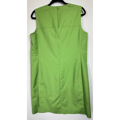 Ralph Lauren Green Sleeveless Knee- Length Dress Women's 16