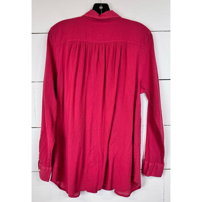 Lauren Jeans Co. Long Sleeve Button Up Shirt Women's Size XL