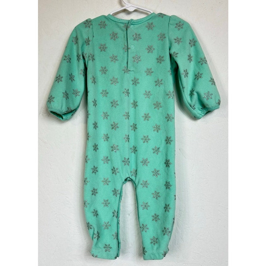 Just One You By Carters Green Long Sleeve Sleeper Girl's 12 Months