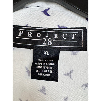 Project 28 Button Up Shirt Women's Size XL