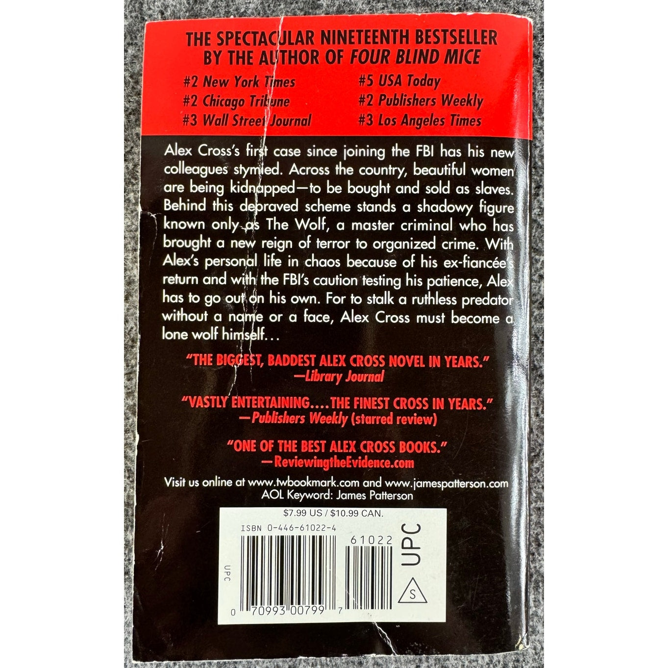 The Big Bad Wolf by James Patterson (Paperback)