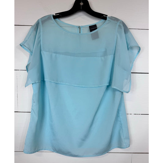 Covington Short Sleeve Blouse Women's Size Large