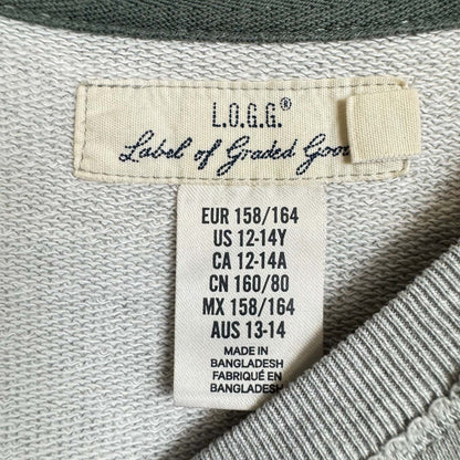 L.O.G.G Gray and Floral Long Sleeve Sweatshirt Girl's Size 12-14