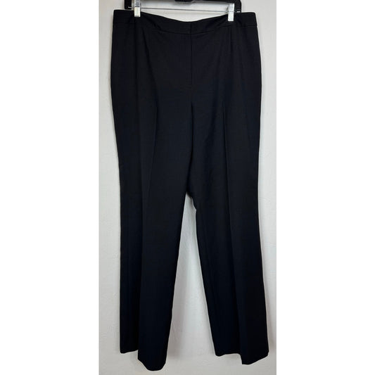 Black Label by Evan Picone Black Dress Pants Women's 12