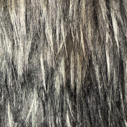 Alya Black Faux Fur Vest Women's Size Large