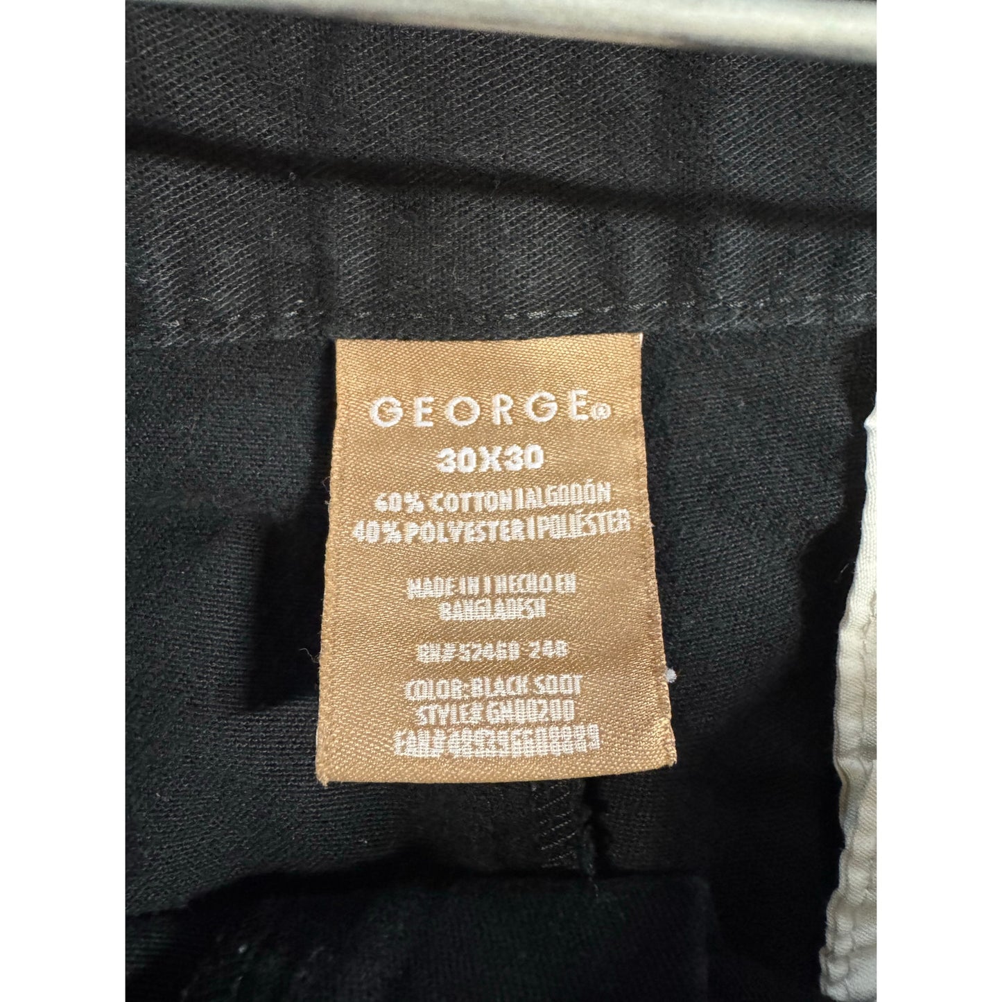 George Black Dress Pants Men's Size 30x30
