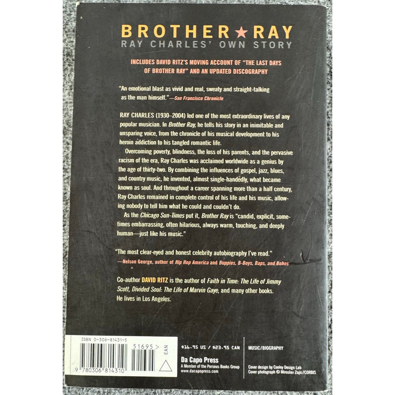 Brother Ray: Ray Charles' Own Story by Ray Charles, David Ritz (Paperback)