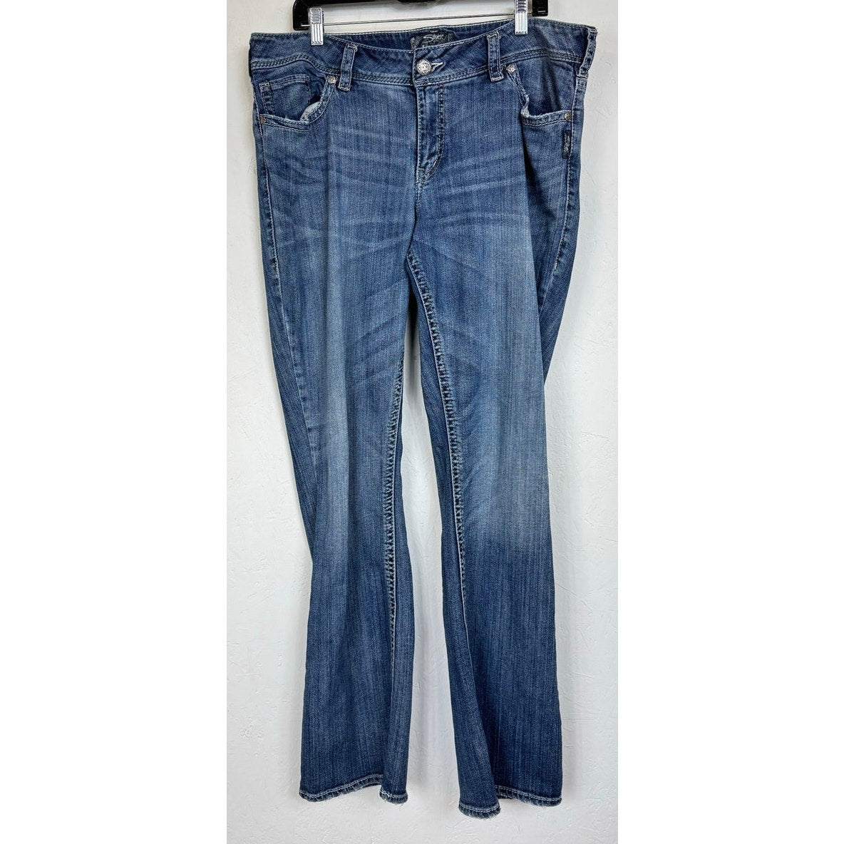 Silver Blue Bootcut Jeans Women's 20