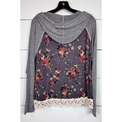 Rewind Long Sleeve Top Women's Size Large