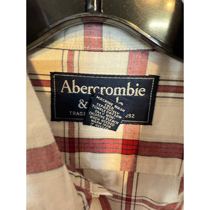 Abercrombie & Fitch Long Sleeve Button Up Shirt Men's Size Small
