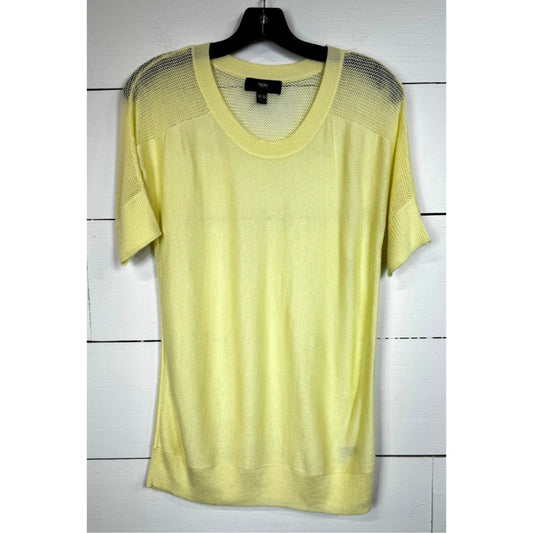 Mossimo Short Sleeve Knit Blouse Women's Size Medium