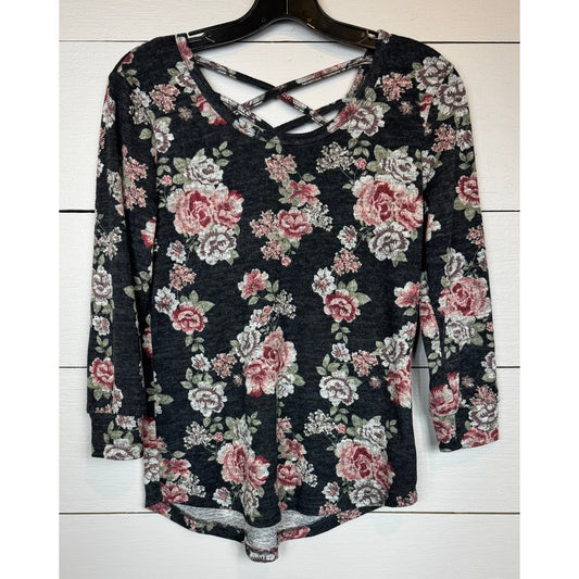 No Boundaries 3/4 Sleeve Top Women's Size Medium