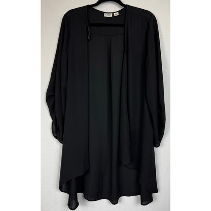 Cato Black 3/4 Sleeve Kimono Women's 18/20W