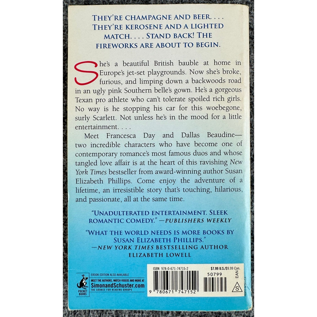 Fancy Pants by Susan Elizabeth Phillips (Paperback)