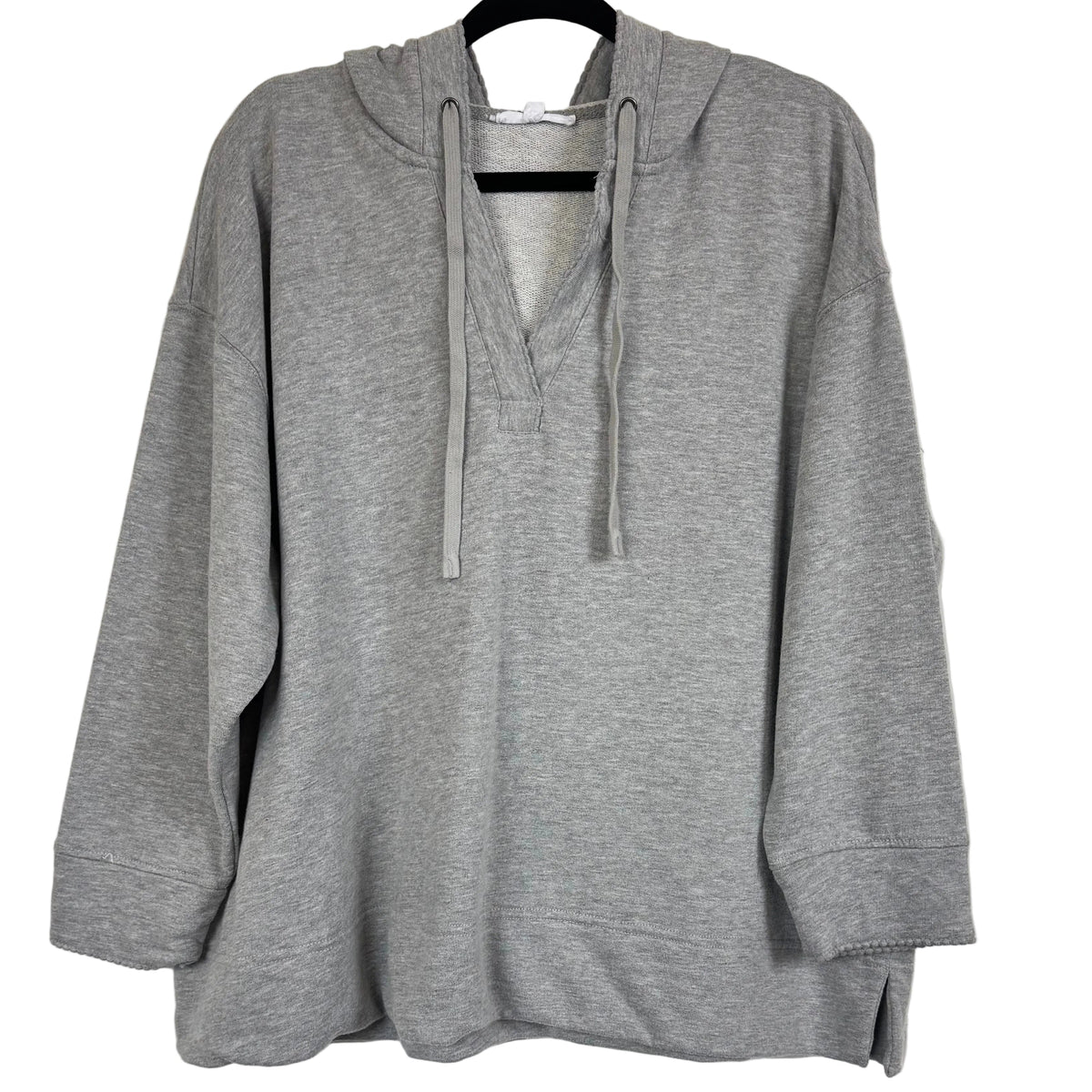 Jane + Delancey Women's Gray Long Sleeve Hoodie Pullover 1X - Image 1