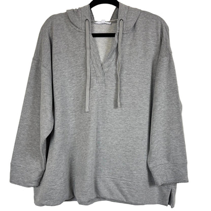 Jane + Delancey Women's Gray Long Sleeve Hoodie Pullover 1X - Image 1