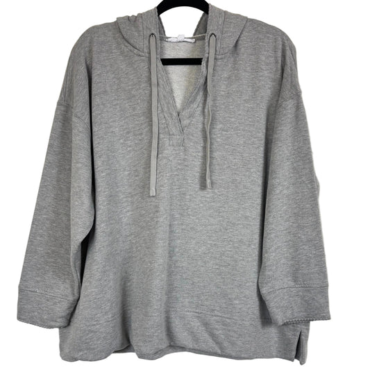 Jane + Delancey Women's Gray Long Sleeve Hoodie Pullover 1X - Image 1