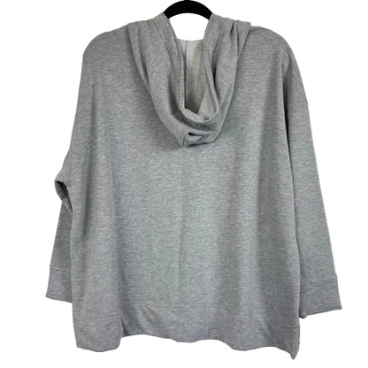 Jane + Delancey Women's Gray Long Sleeve Hoodie Pullover 1X - Image 2