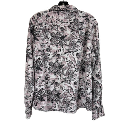 Ariat XXL Button Front Paisley Long Sleeve Shirt - Image 2