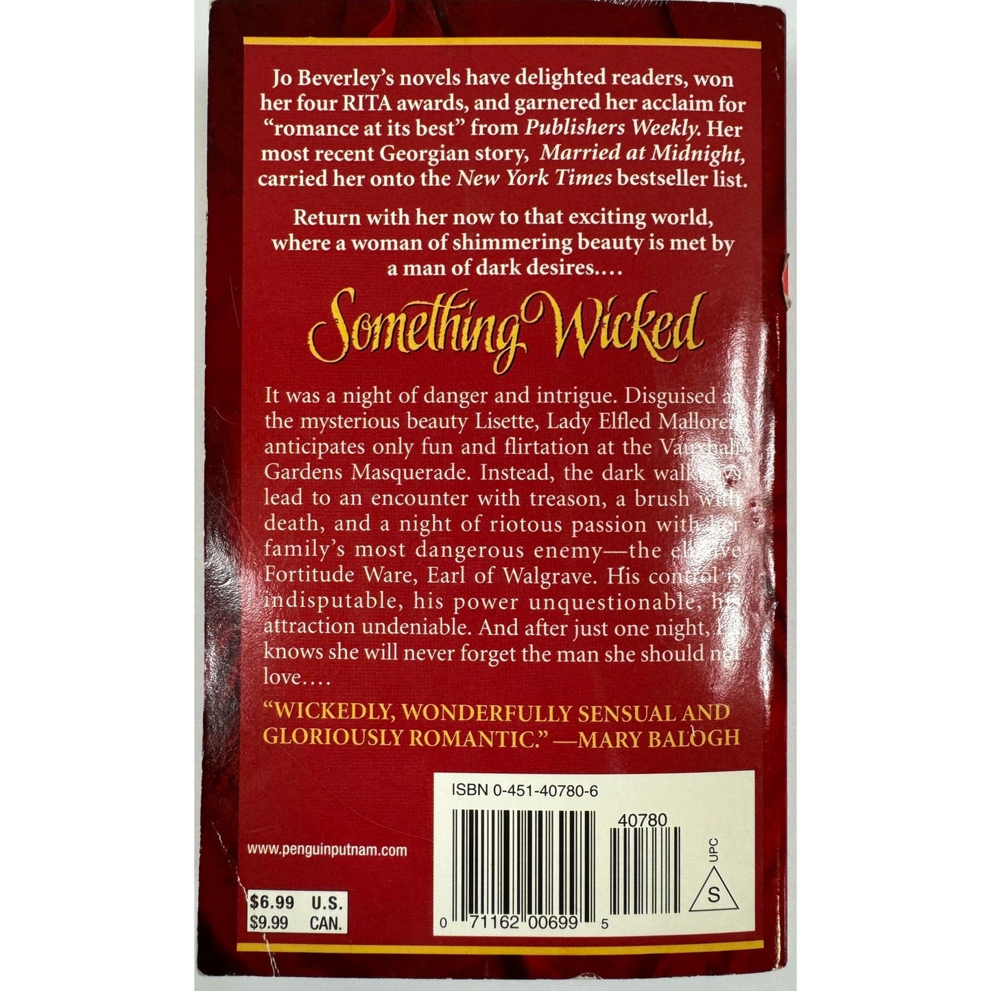 Something Wicked by Jo Beverley (Paperback)