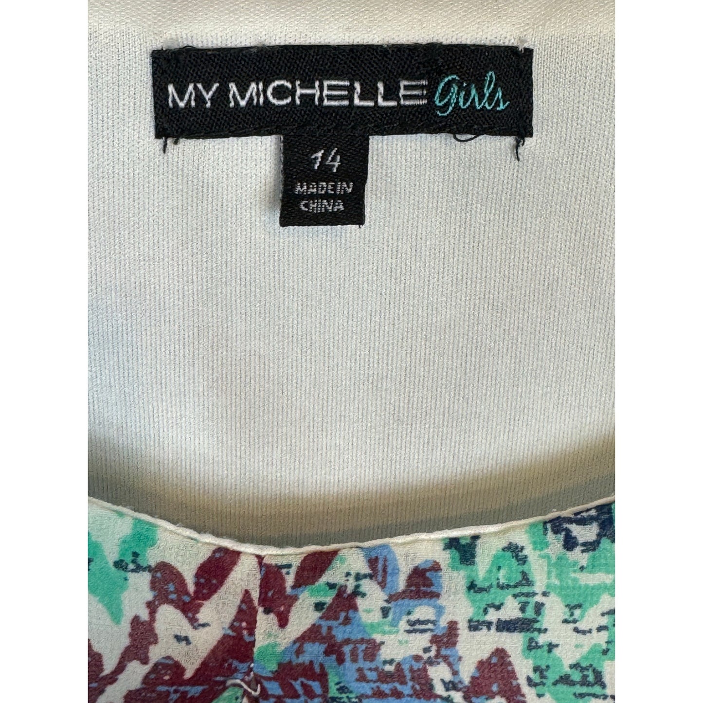 My Michelle 3/4 Sleeve Dress Girl's Size 14