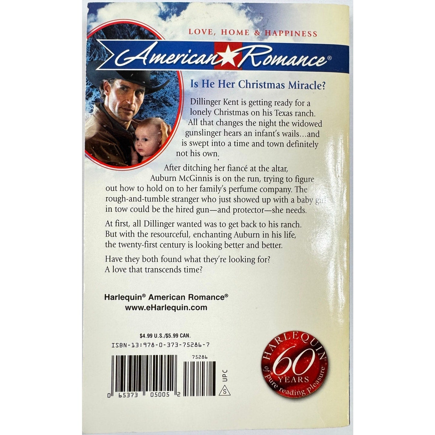 The Cowboy from Christmas Past by Tina Leonard (Paperback)