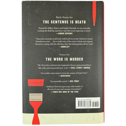 The Sentence is Death by Anthony Horowitz (Hardcover)