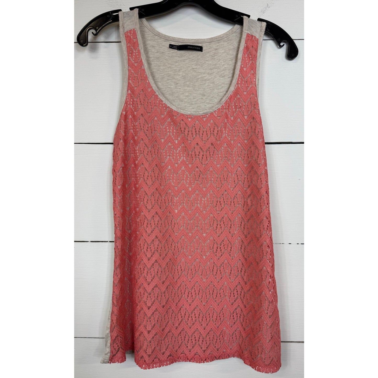 Maurices Pink Tank Top Women's Size Medium