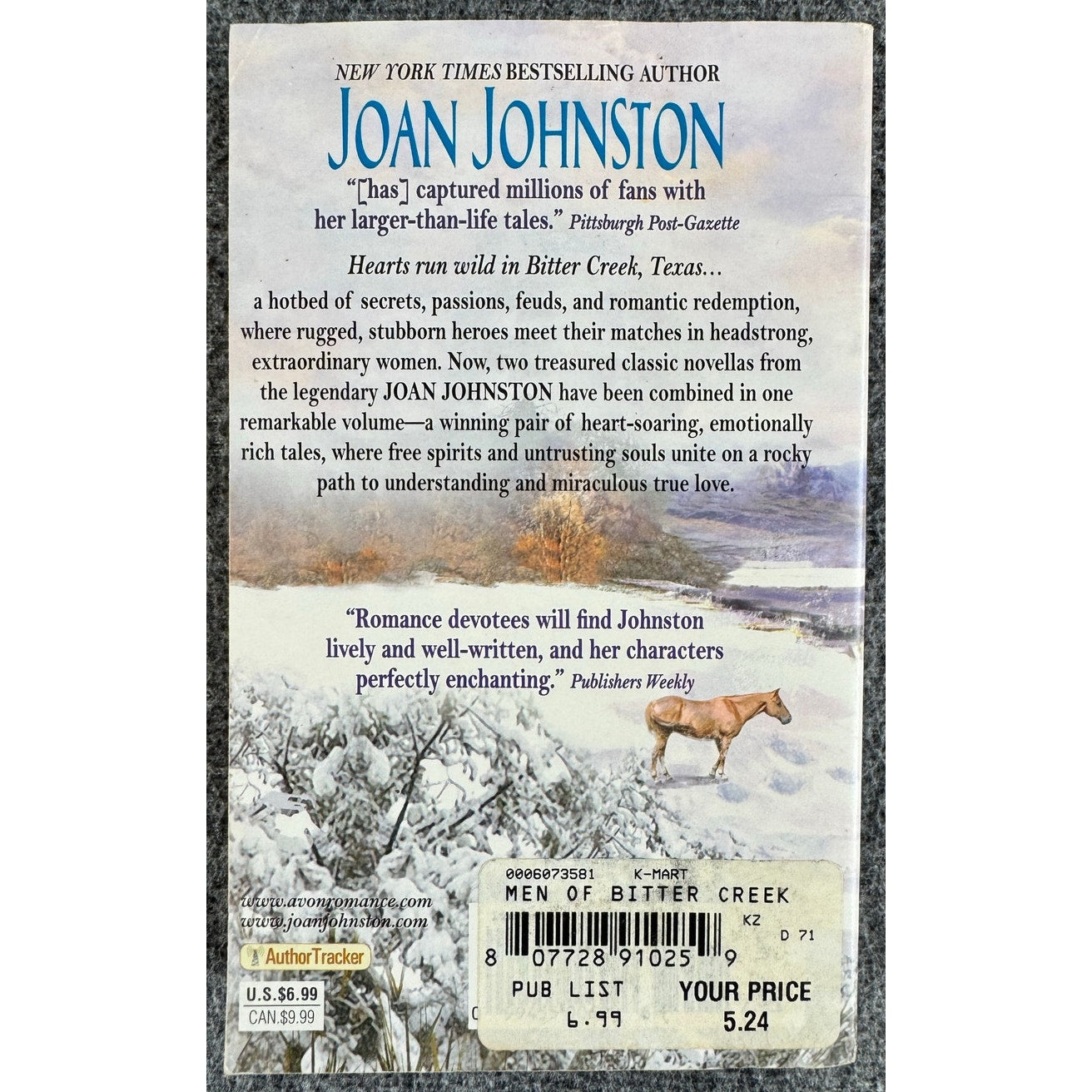 The Men of Bitter Creek: Two Complete Novels by Joan Johnston (Paperback)