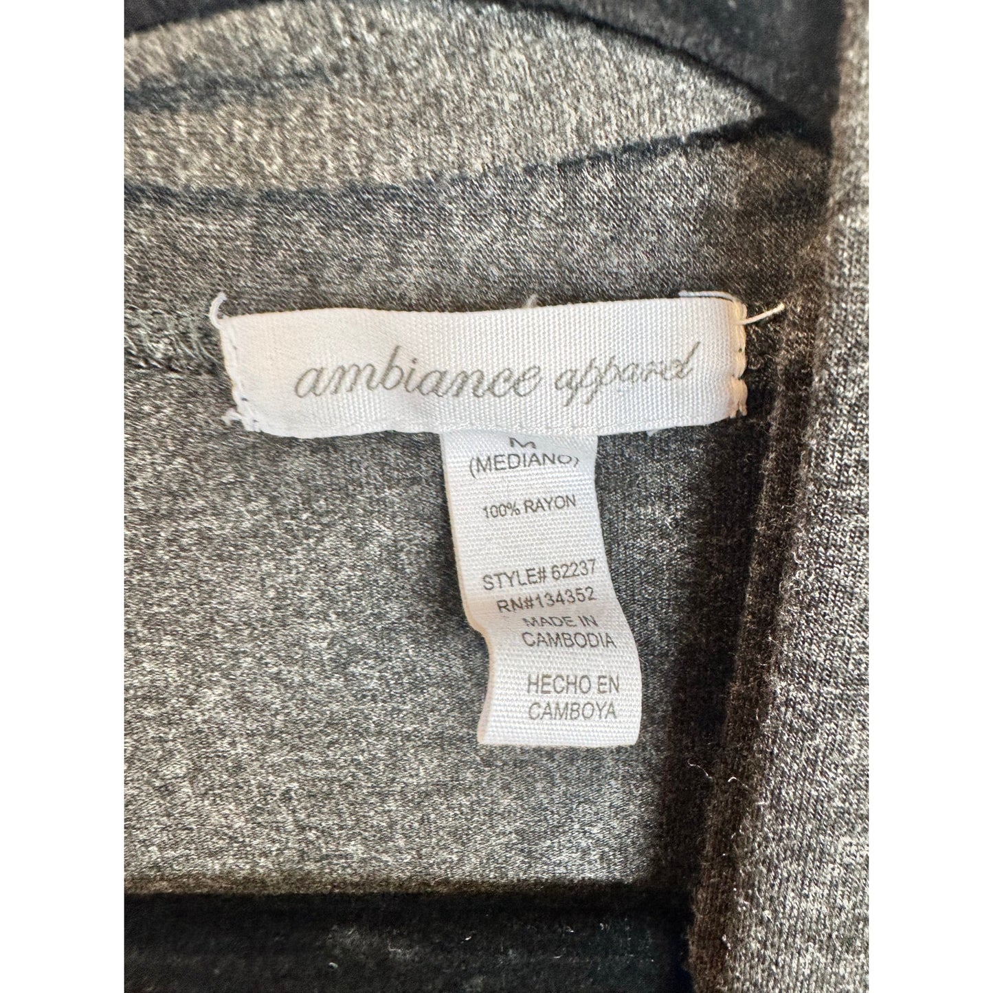 Ambiance Apparel Long Sleeve Cardigan Women's Size Medium