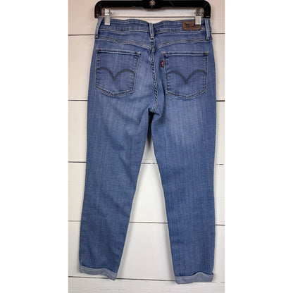 Levi's Mid Rise Cropped Skinny Jeans Women's Size 6