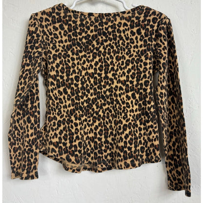 Old Navy Brown Long Sleeve Shirt Girl's Size 5t