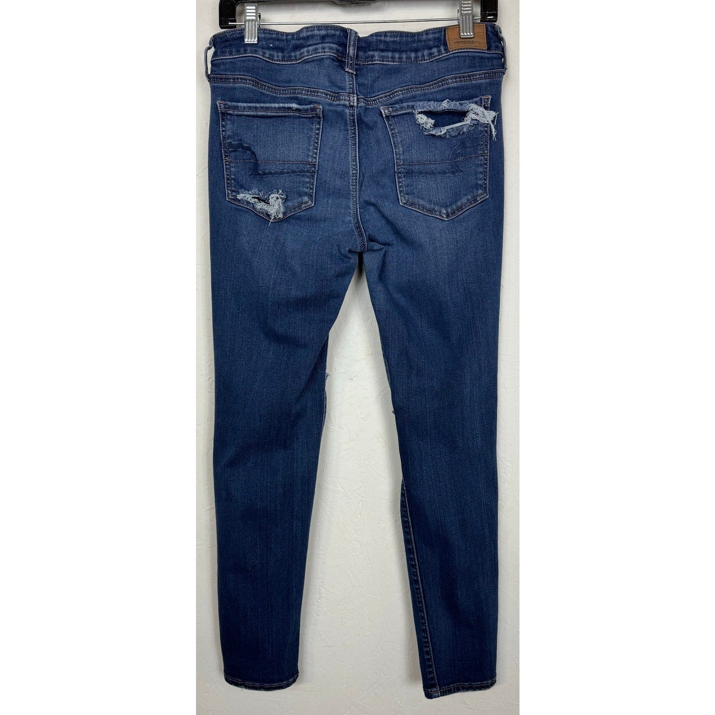 American Eagle Outfitters Blue Super Stretch Jeans Women's 10 Short