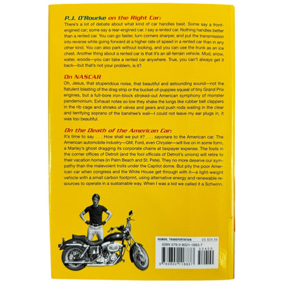 Driving Like Crazy by P.J. O'Rourke (Hardcover)