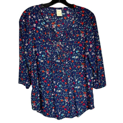 Faded Glory 3/4 Sleeve Blouse Women's Size Large