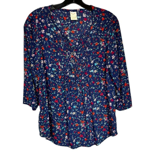 Faded Glory 3/4 Sleeve Blouse Women's Size Large