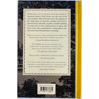 The Wit and Wisdom of Mark Twain by Mark Twain (Hardcover)