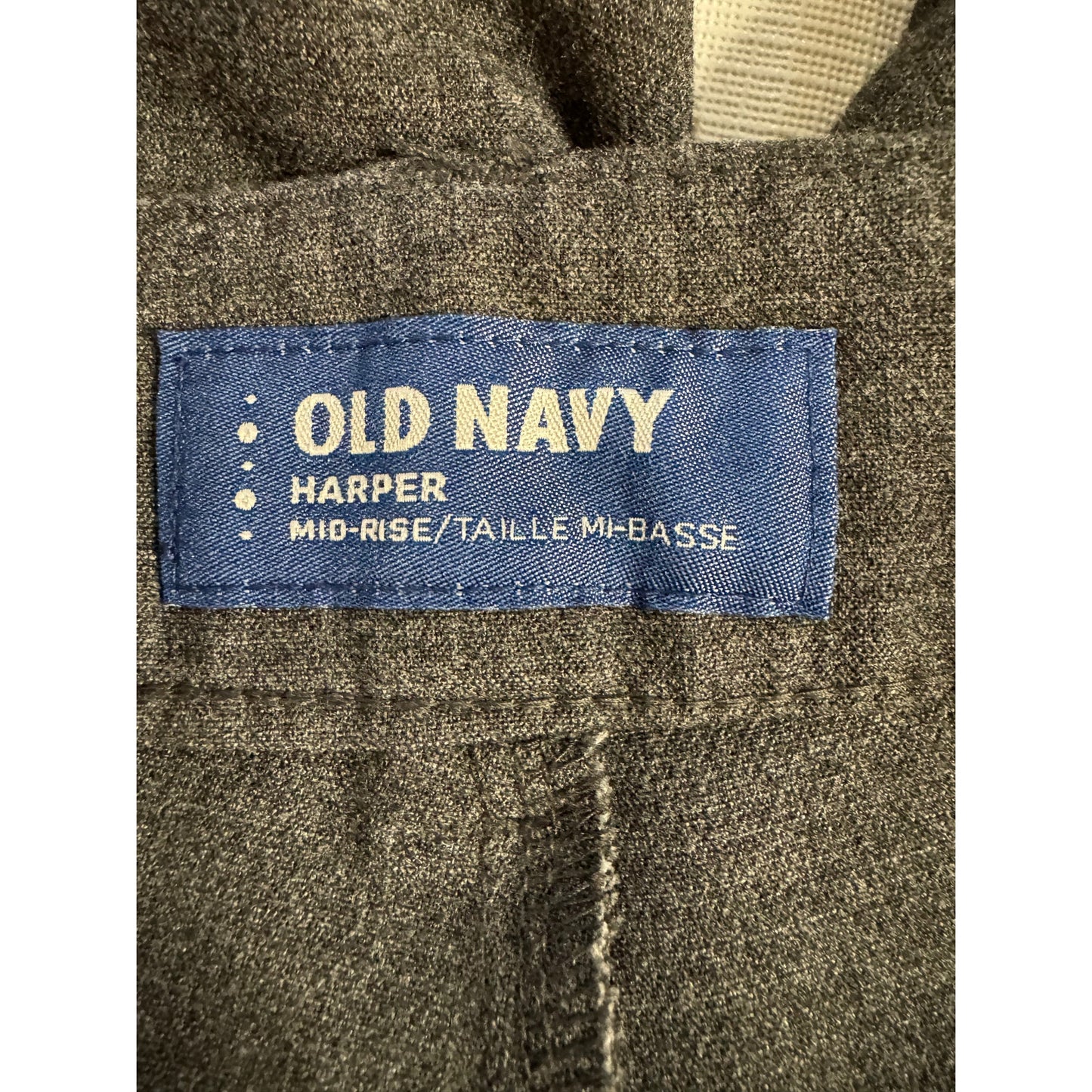 Old Navy Gray Cropped Pants Women's Size 12