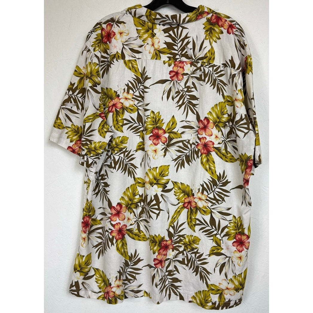 Isle Bay White Short Sleeve Shirt Men's XL
