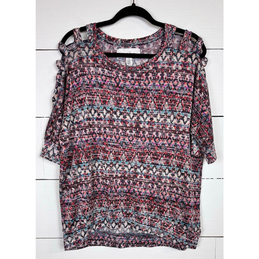 French Laundry Short Sleeve Blouse Women's Size 1X