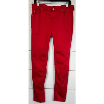 Celebrity Pink Red Skinny Pants Women's 15