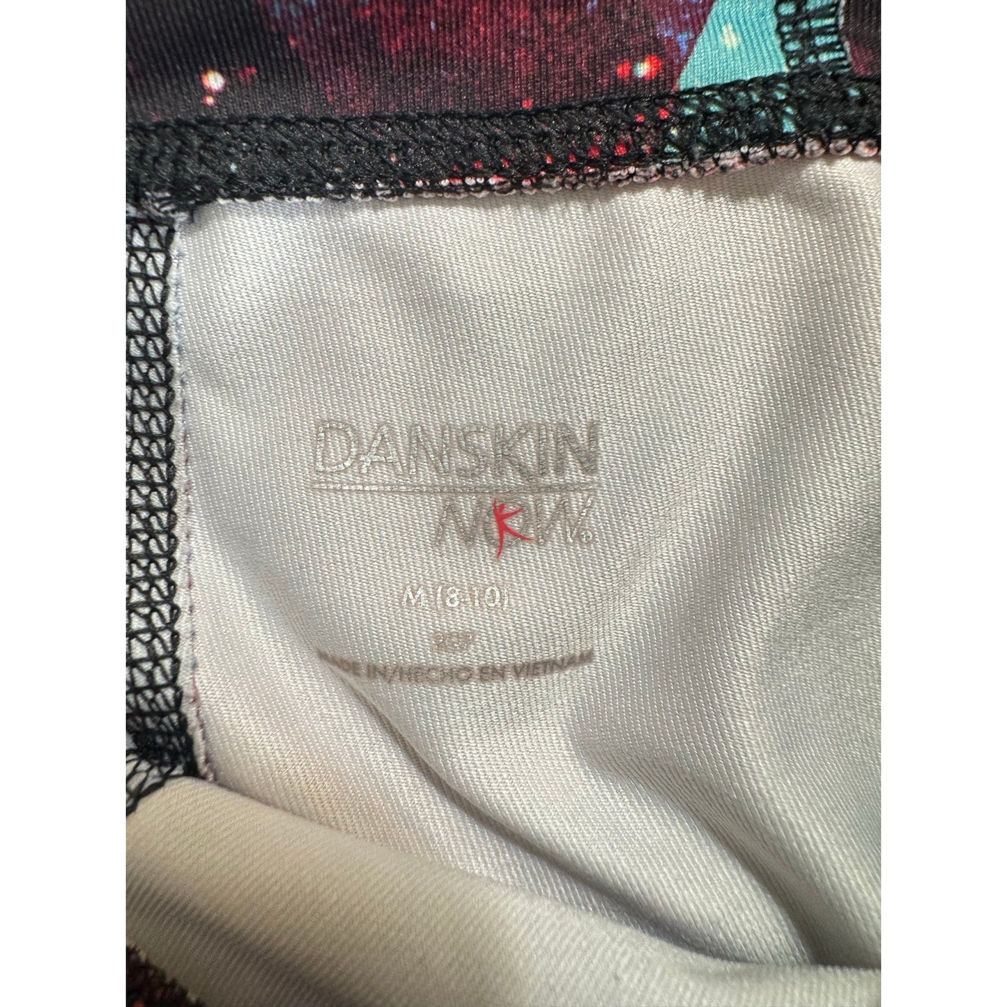 Danskin Now Red Black Leggings Women's Medium