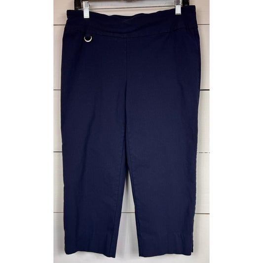 New Directions Blue Capris Women's Size 10