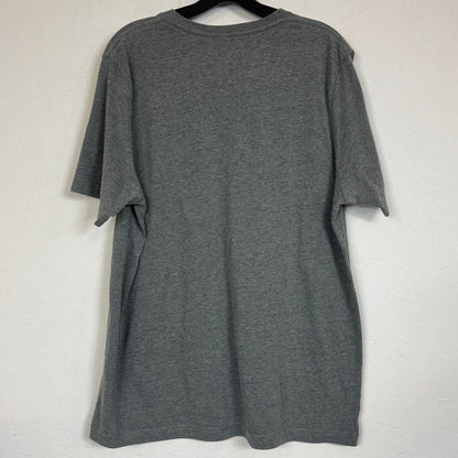 Bella+Canvas Arkansas State Outline V-Neck Heather Gray Tee Women's Size XL - Image 2