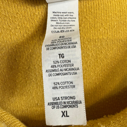 Bella+Canvas Fleece Collection Yellow Graphic Hoodie XL - Image 4